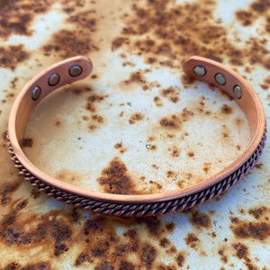 C&C ‘Magnetic Copper’ Rope Twist Cuff