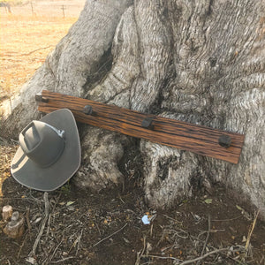 Swan Creek - Rustic Reclaimed Wood Hat Rack - 4 nail 1M.