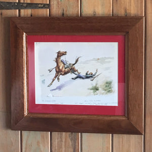 The Riderless Horse & The Ambushed Picket - Frederic Remington (Red Set)