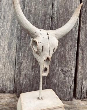 Rustic Cowskull Ornament