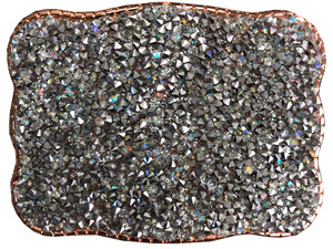 Wallet Buckle Silver RG crystal
