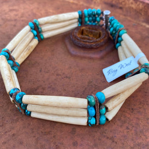 3T BB & Turquoise Choker necklace
