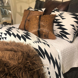 Country luxe furnishings   We sourced these beautiful cushions all the way from Dallas TX. You will find these designs styled in Luxury ranches, Cowgirl magazines and Western boutiques.   Luxurious hide cushion. Add the elegance of nature to your home with this Axed Design Hide Cushion. Perfect for hunter and nature lovers. This pillow brings the look of game hide into your home.
