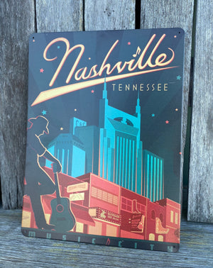 Tin Art Nashville 🎶 Cowboy 40cm