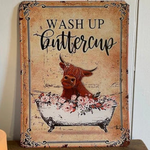 Tin Art Classic Country - Wash Up Buttercup 40cm