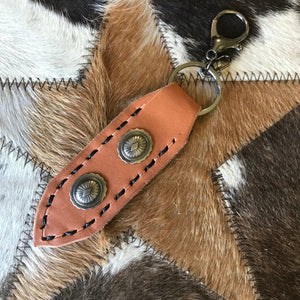 Squirrel Hill Western Key Ring