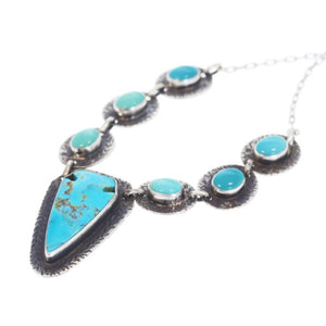 EQS Buffalo Valley Turquoise Necklace. Saiyo Shaw.