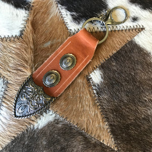 Squirrel Hill Western Key Ring