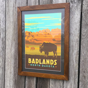 Badlands Framed Print
