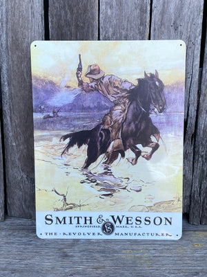 Tin Art Smith & Wesson Cowboy 40cm