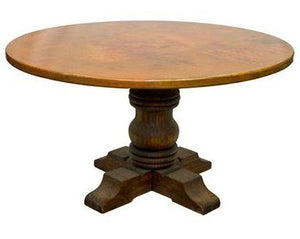 Dalveen Round Copper dining table