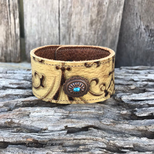 Fort Worth Leather Cuffs - Texas Artisan