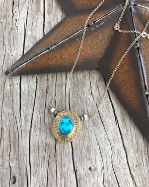 Blue Moon Turquoise Necklace