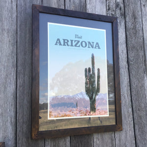 Iconic Arizona 🌵 landscape  Canvas poster framed with Swan Creek’s signature wooden frame. Slightly fancier yet retains the lustrous character of native Australian timber.  We’ve used special acrylic glass that’s less breakable (and a little more expensive). We can’t tell it’s not regular glass. This means we can post these and you can shift or travel with them.