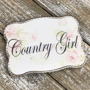 Wallet Buckle Country Girl Floral