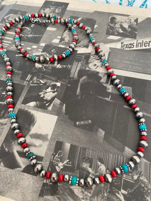 Tonopah Navajo Pearls Necklace 34” - Layaway