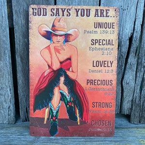 Tin Art - Cowgirls Psalm