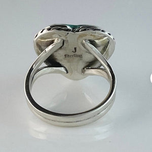 AJ Pilot Mountain Heart Ring - Size 8.5 AU Q