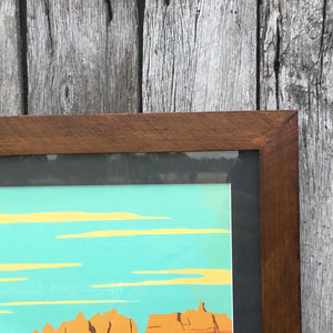 Badlands Framed Print