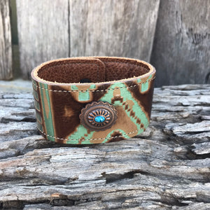 Fort Worth Leather Cuffs - Texas Artisan