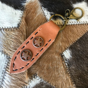 Squirrel Hill Western Key Ring