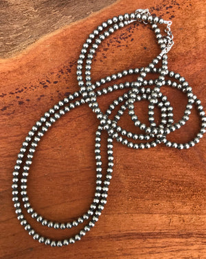 Ristorante Navajo Pearls Necklace 34” Long