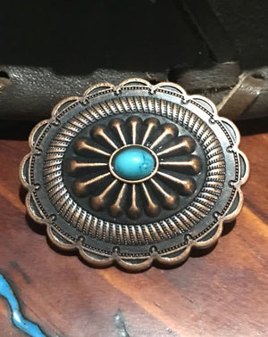 Conchos are traditionally from Mexico and used to dress bridles and saddles. Today they are used to accessorise your hats, belts and bags.