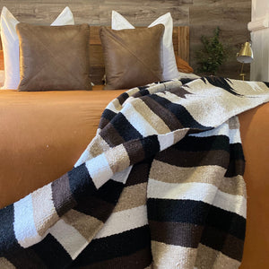 These versatile Southwest blankets are perfect to spice up your living space.  Lay it over the bed or patio furniture, use as an accent floor rug, wall tapestry or take it on your weekend camping adventure.  