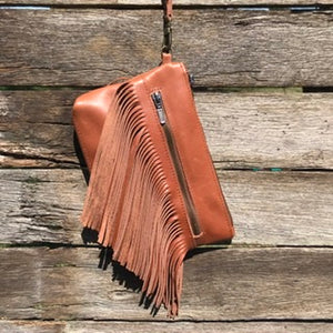 Dallas Clutch Purse - Spice Tan