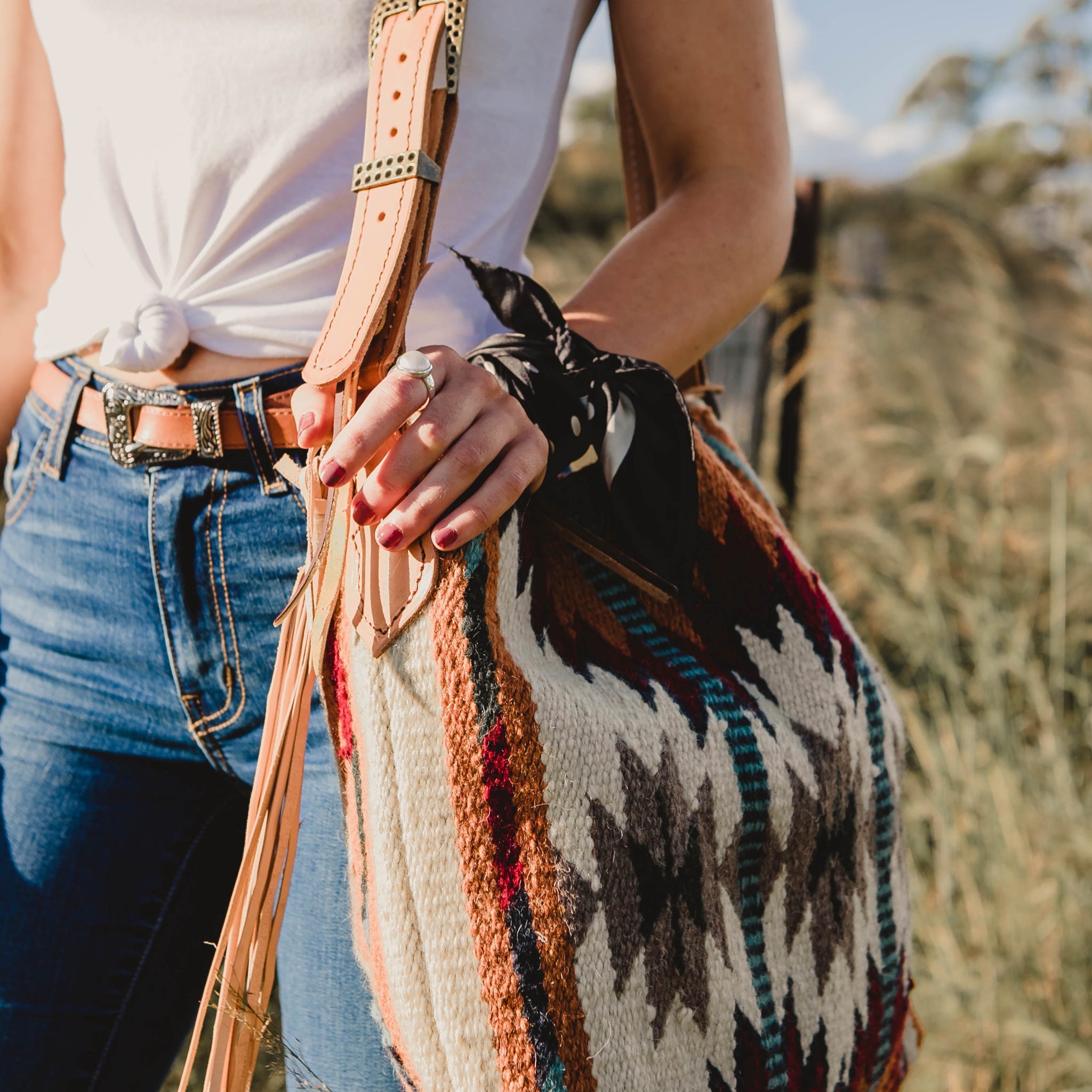 Saddle blanket handbags cheap