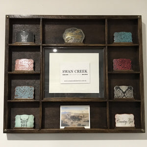 Swan Creek Collection  Display your achievements proudly in a custom Buckle display.  Made by us with natural Karri Pine woods. Custom size and wash/stain/finished options available in matt, satin and gloss.