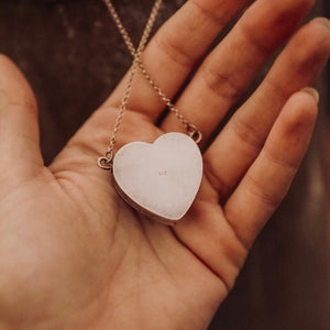 Heart Kingman Pendant necklace - Layaway SB