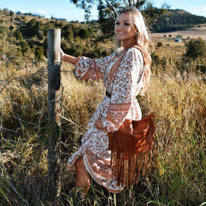 A beautiful larger leather handbag, that’s big enough to carry your life’s essentials in style.  Roxy West Collection. Western inspired design, expertly handcrafted by our leather artisan makers in genuine Italian leather. This beautiful bag features
