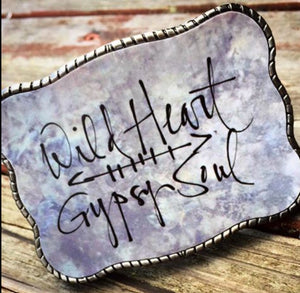 Wallet Buckle Wild Heart Gypsy Soul